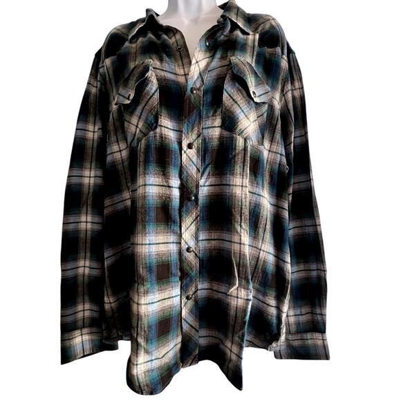 American Eagle Outfitters Other - American Eagle Outfitters Slim Fit Plaid Button-Up Shirt XL